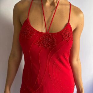 Vestido vintage bordado