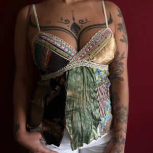 Batinha boho estampada