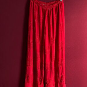 Calça vintage bordada RÜGE Brechó