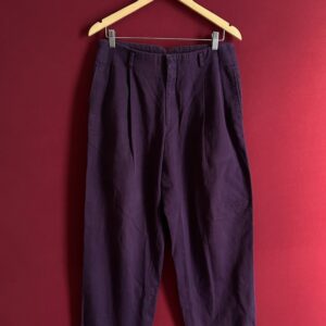 Calça alfaiataria roxa 100% algodão RÜGE Brechó