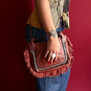 Bolsa vintage Arezzo couro legítimo RÜGE Brechó